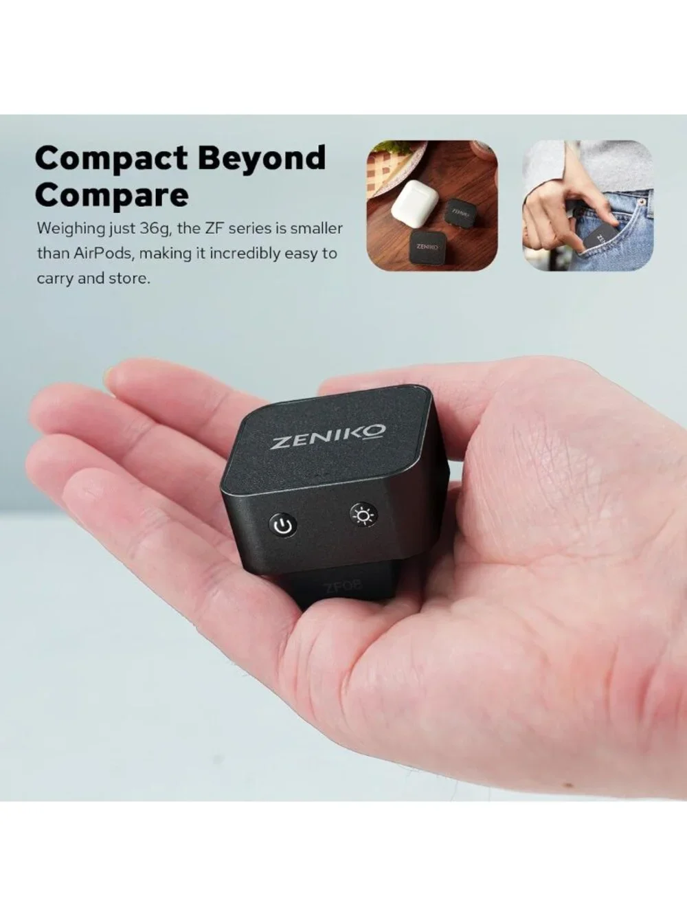 Compact Aluminum Mini Flash Speedlite - 440 Full-Power On-Camera Flash, CCT